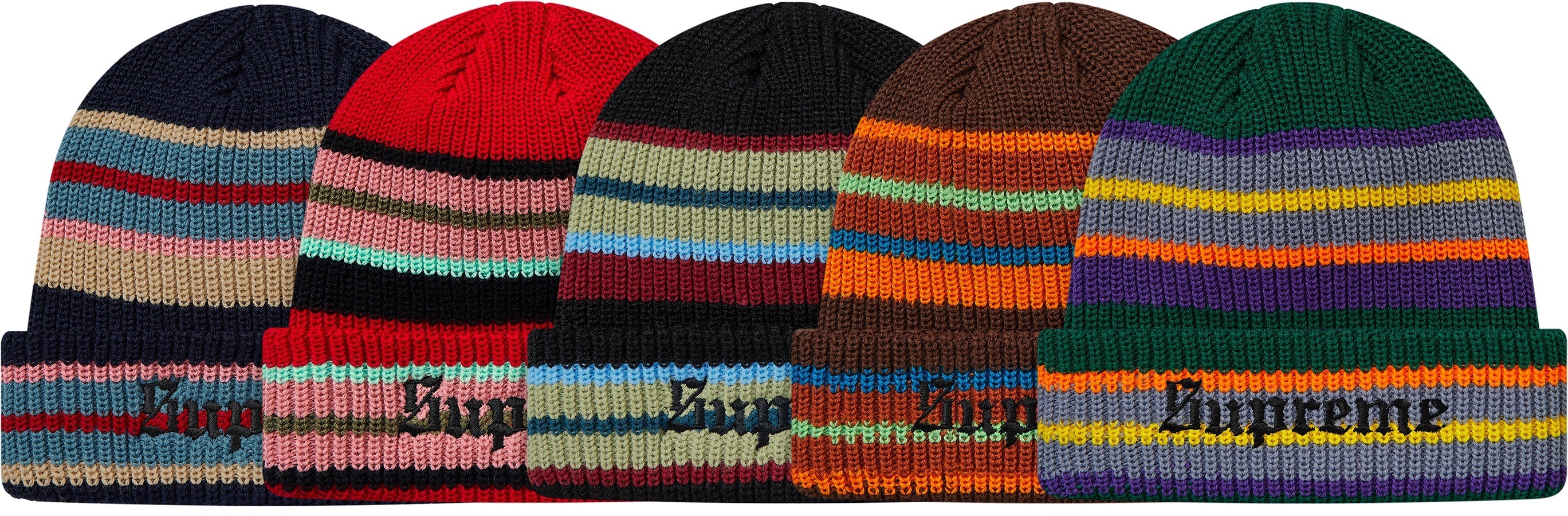 Bright Stripe Beanie